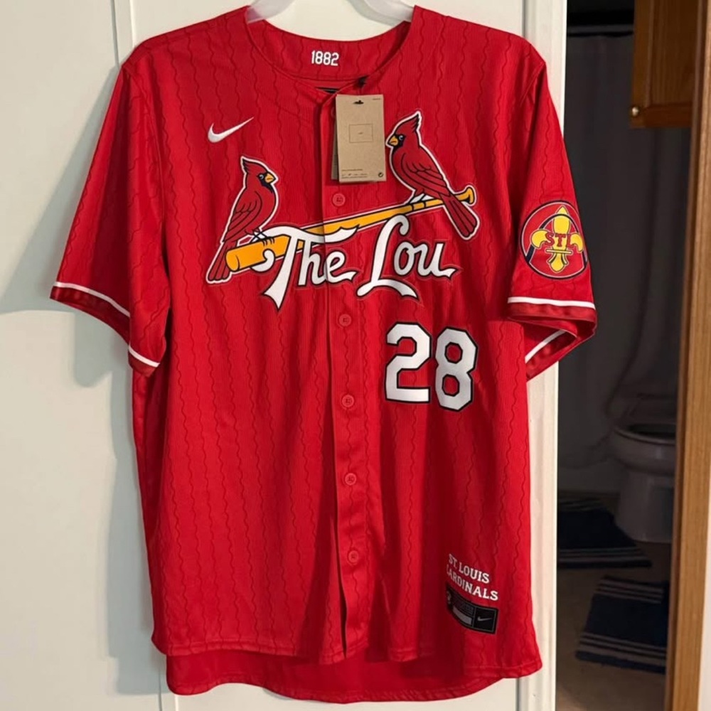 STL CARDINALS CITY CONNECT ARENADO JERSEY. BRAND NEW WITH TAGS. SIZE XL